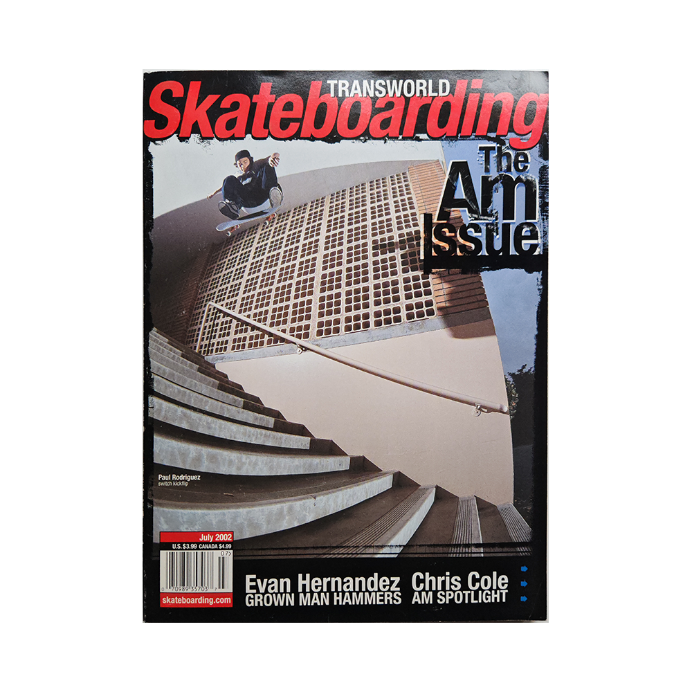 Transworld Skateboarding - july 2002 - vol. 20 issue 7