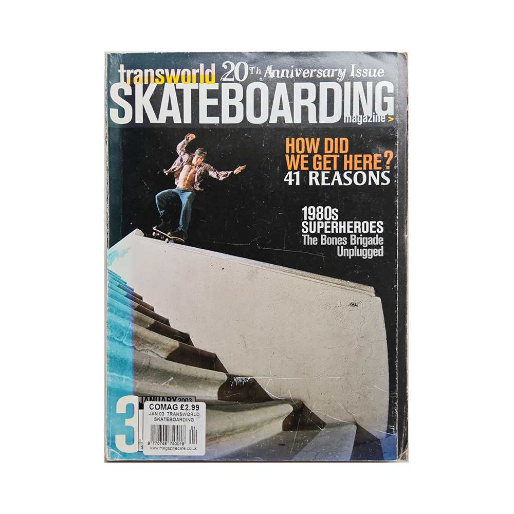 Transworld Skateboarding - january 2003 - vol. 21 issue 1