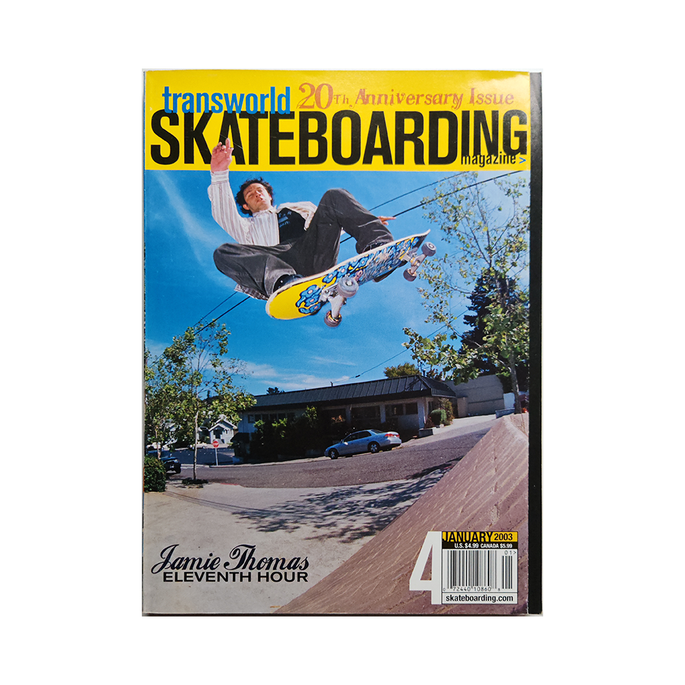 Transworld Skateboarding - january 2003 - vol. 21 issue 1