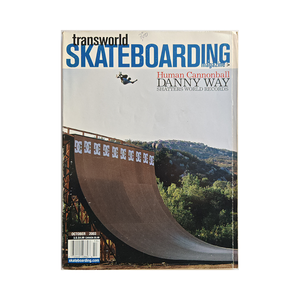 Transworld Skateboarding - october 2003 - vol. 21 issue 10