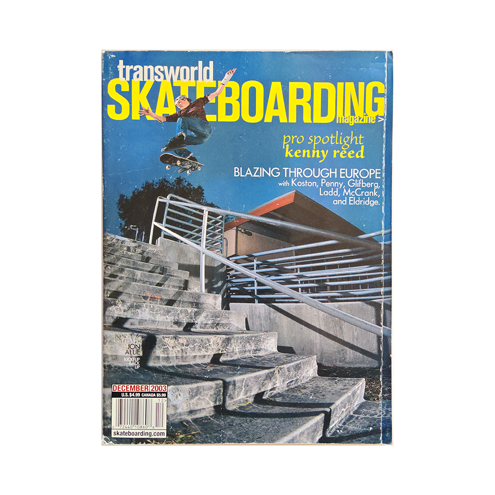 Transworld Skateboarding - december 2003 - vol. 21 issue 12