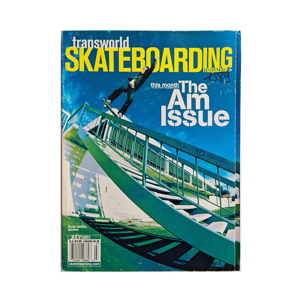 Transworld Skateboarding - july 2003 - vol. 21 issue 7