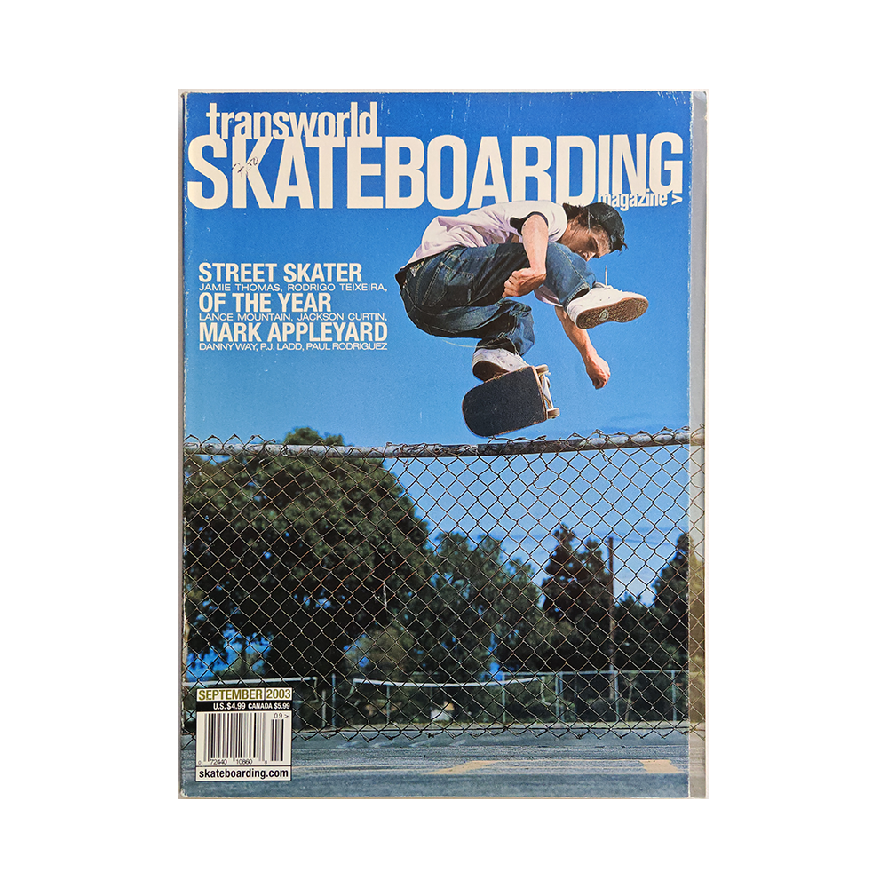 Transworld Skateboarding - september 2003 - vol. 21 issue 9