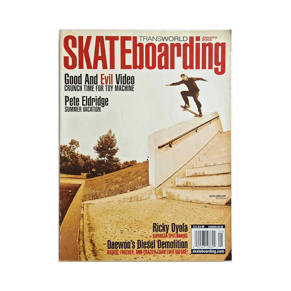 Transworld Skateboarding - january 2005 - vol. 23 issue 1
