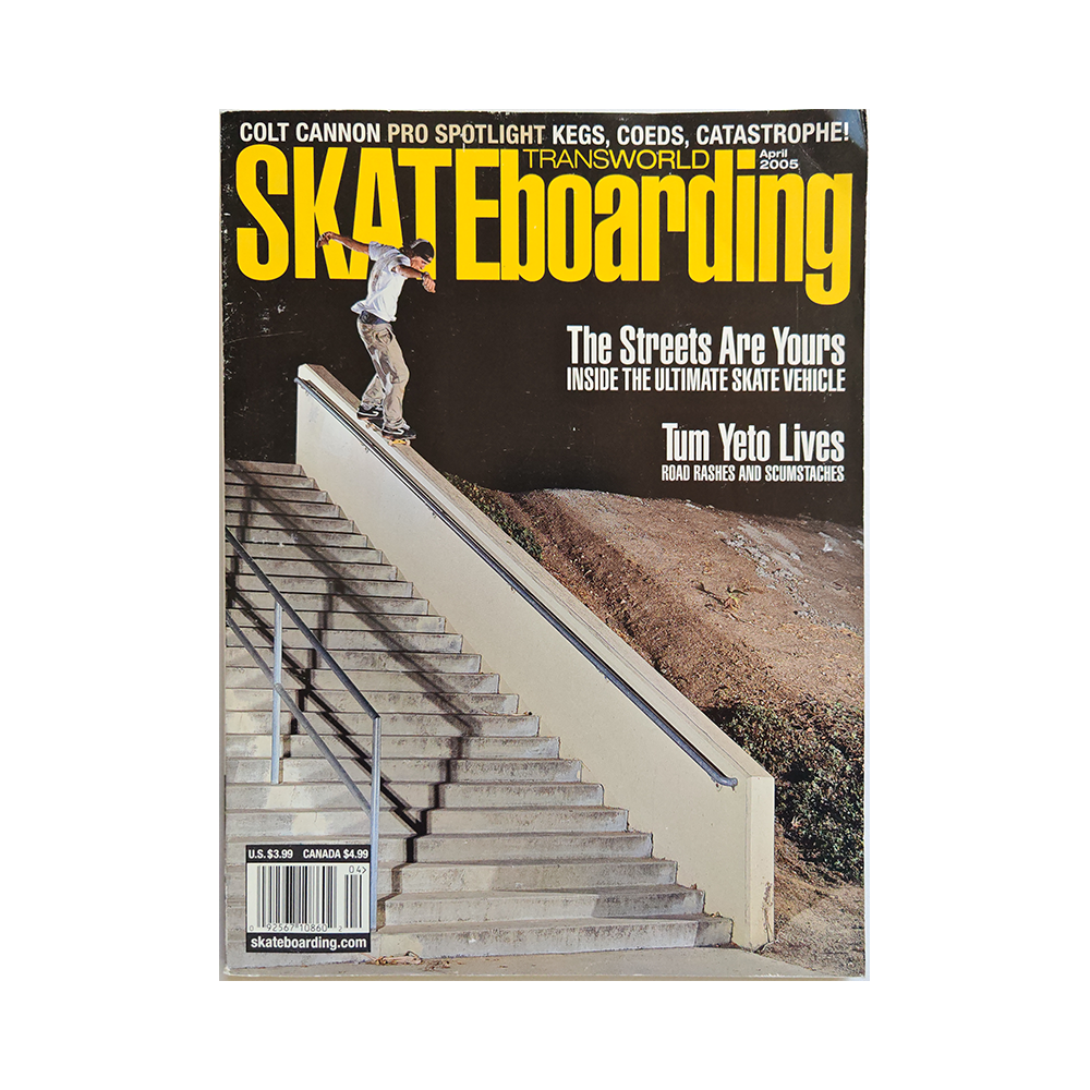 Transworld Skateboarding - april 2005 - vol. 23 issue 4