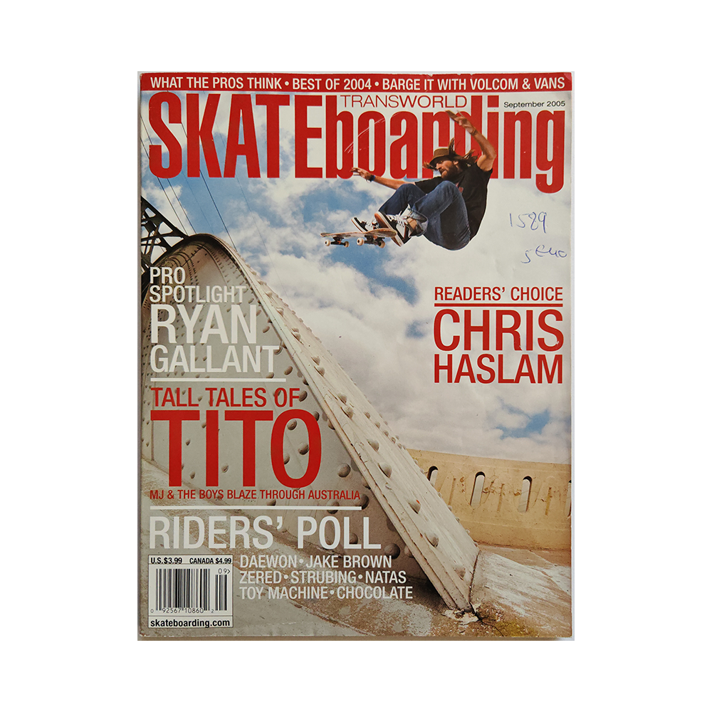 Transworld Skateboarding - september 2005 - vol. 23 issue 9
