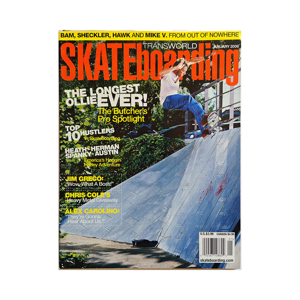Transworld Skateboarding - january 2006 - vol. 24 issue 1