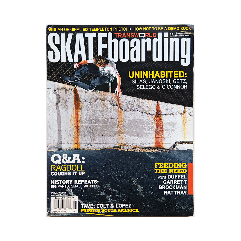 Transworld Skateboarding - january 2008 - vol. 26 issue 1