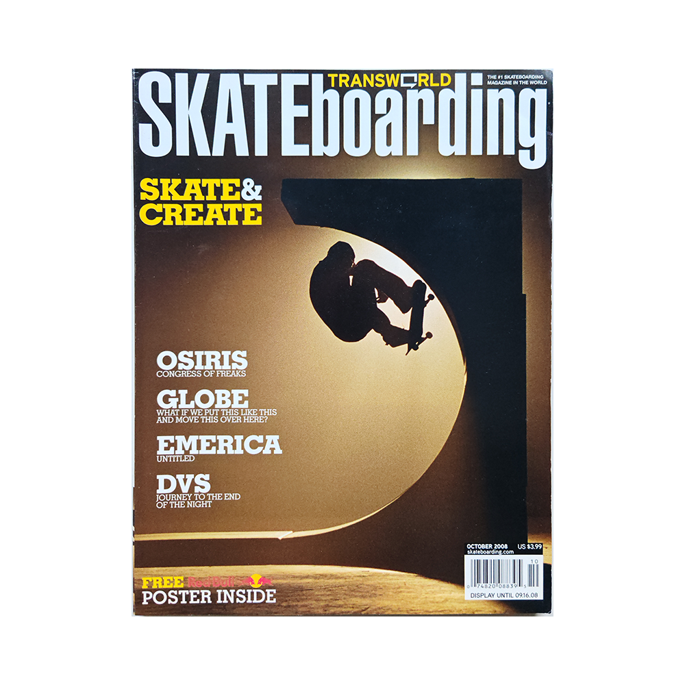 Transworld Skateboarding - october 2008 - vol. 26 issue 10