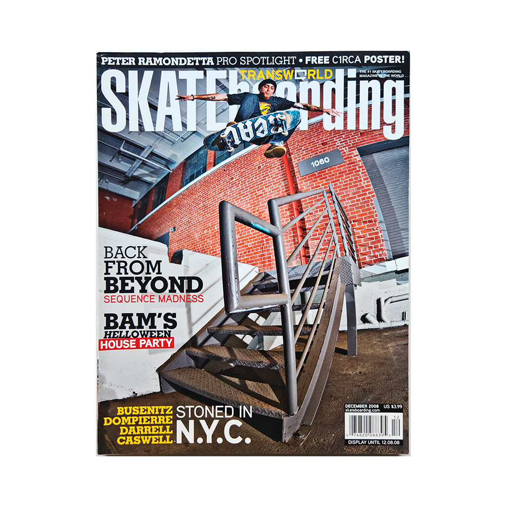 Transworld Skateboarding - december 2008 - vol. 26 issue 12