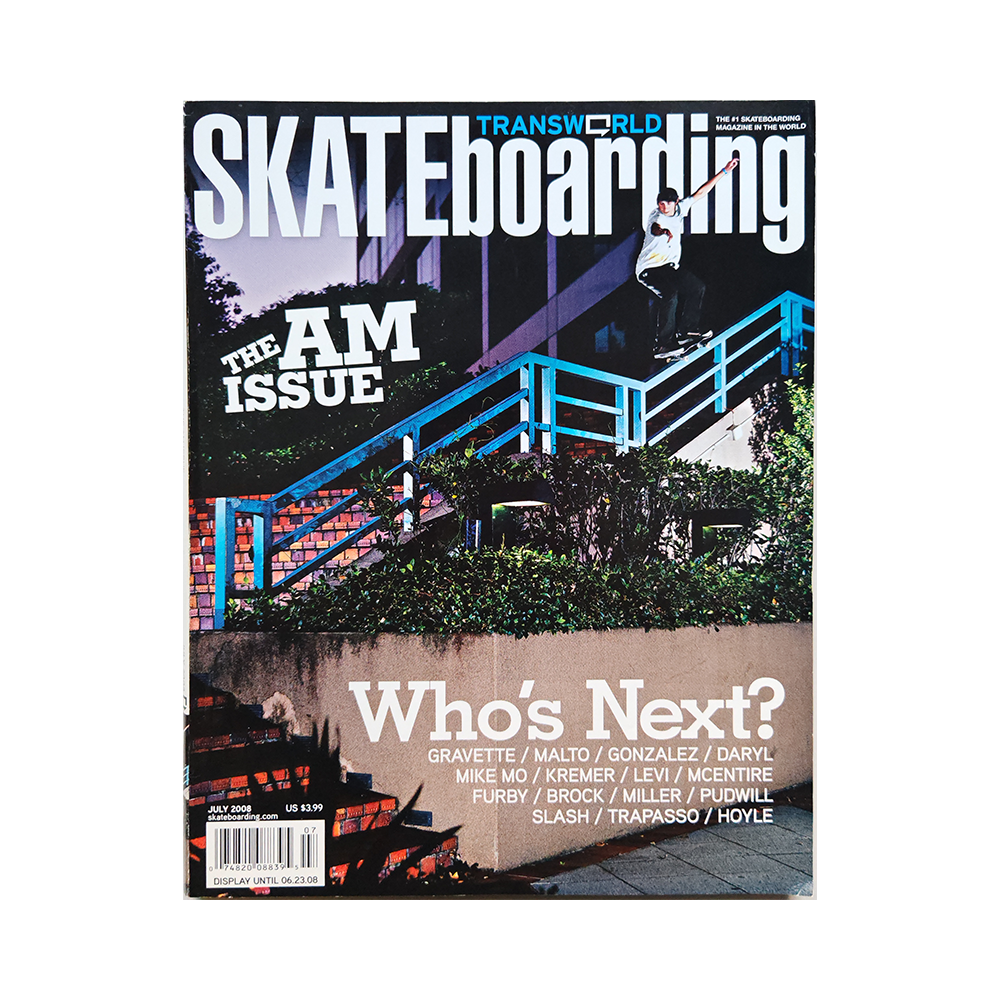 Transworld Skateboarding - july 2008 - vol. 26 issue 7