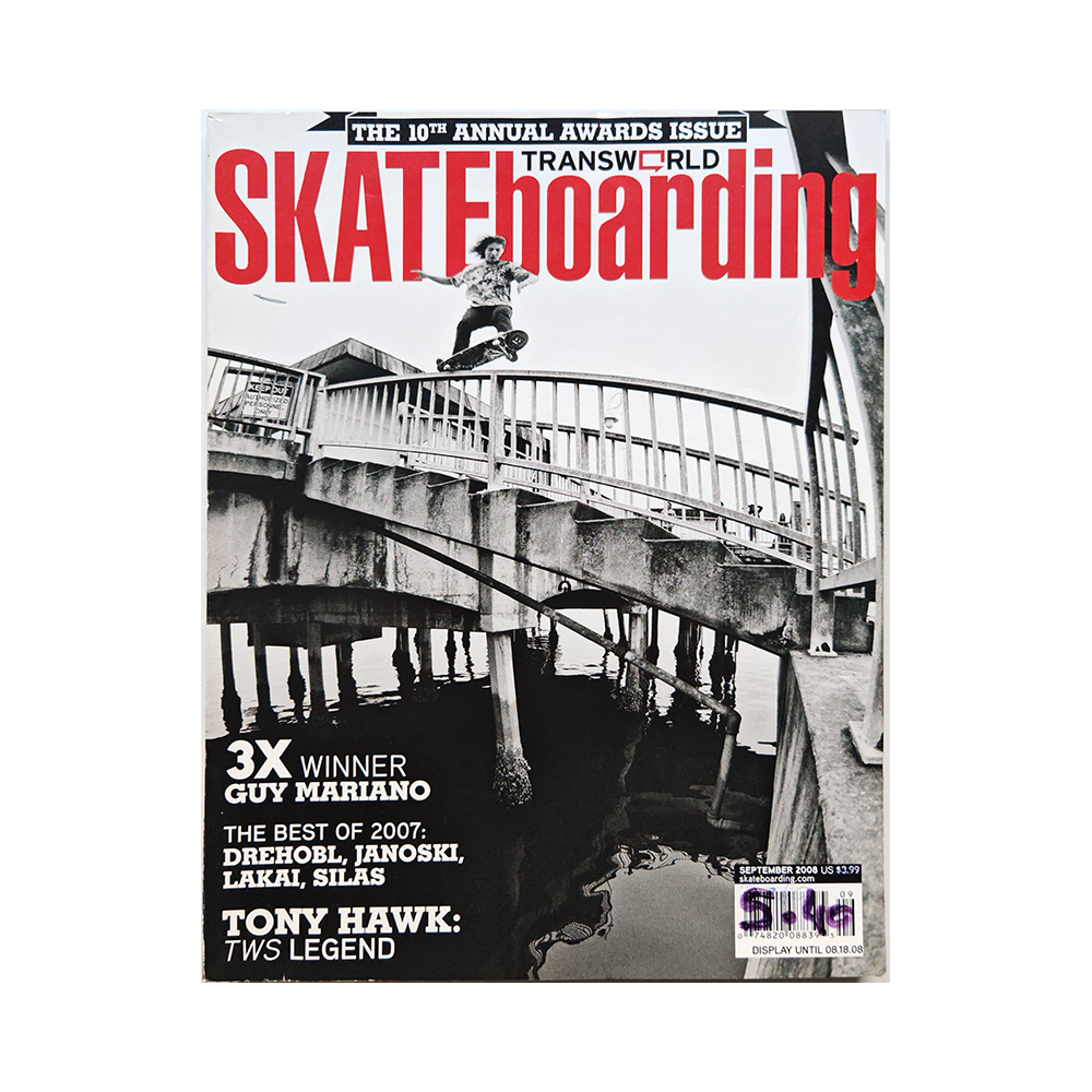Transworld Skateboarding - september 2008 - vol. 26 issue 9