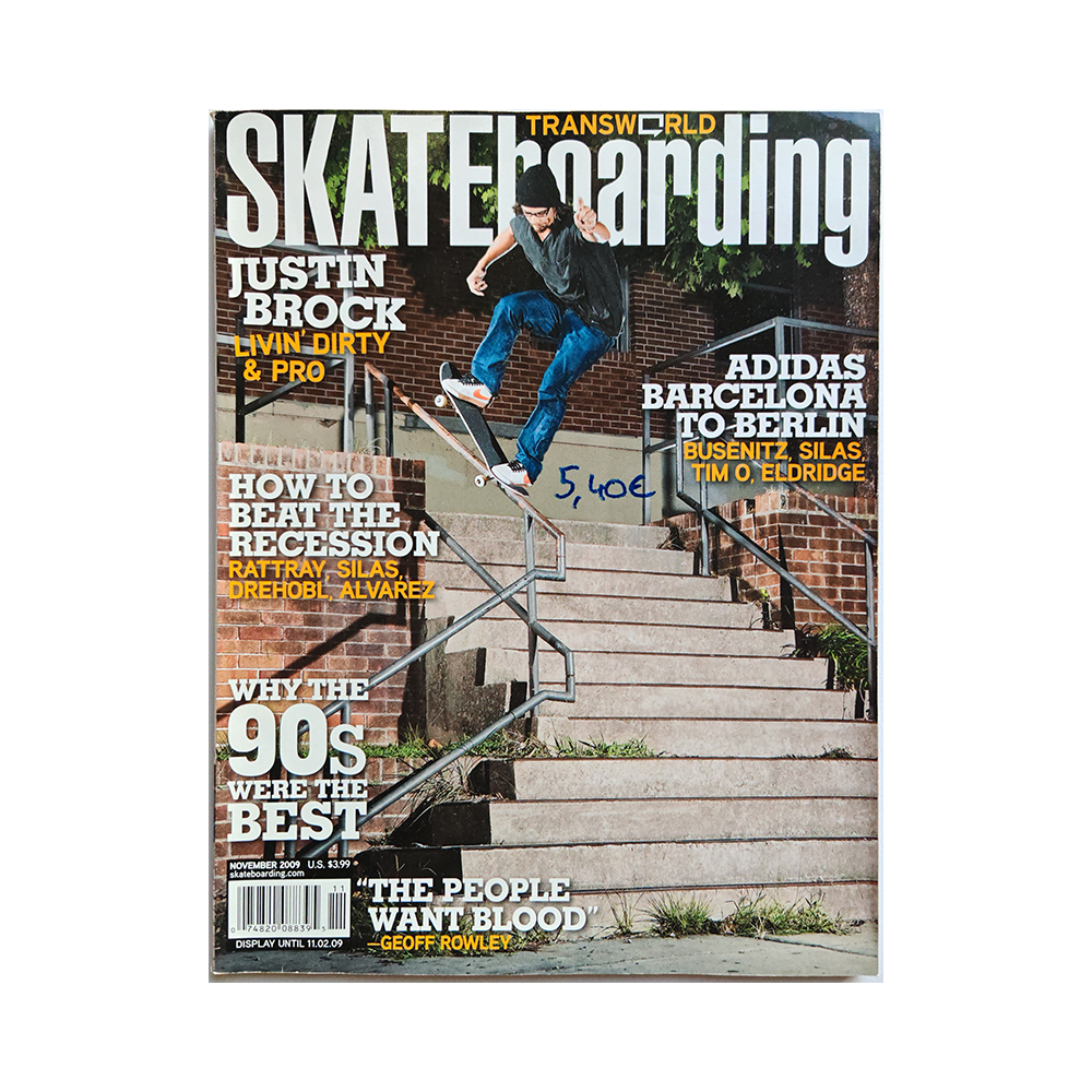 Transworld Skateboarding - november 2009 - vol. 27 issue 11