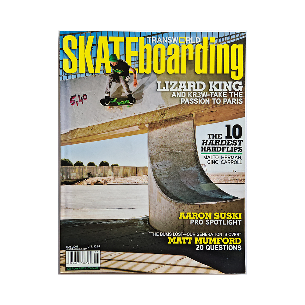 Transworld Skateboarding - may 2009 - vol. 27 issue 5