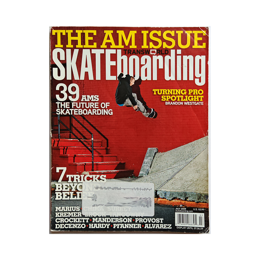 Transworld Skateboarding - july 2009 - vol. 27 issue 7