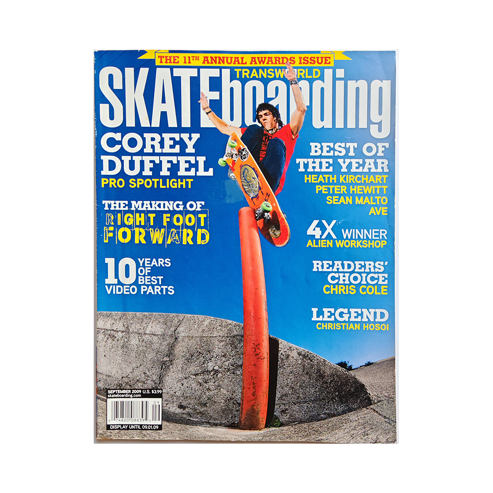 Transworld Skateboarding - september 2009 - vol. 27 issue 9