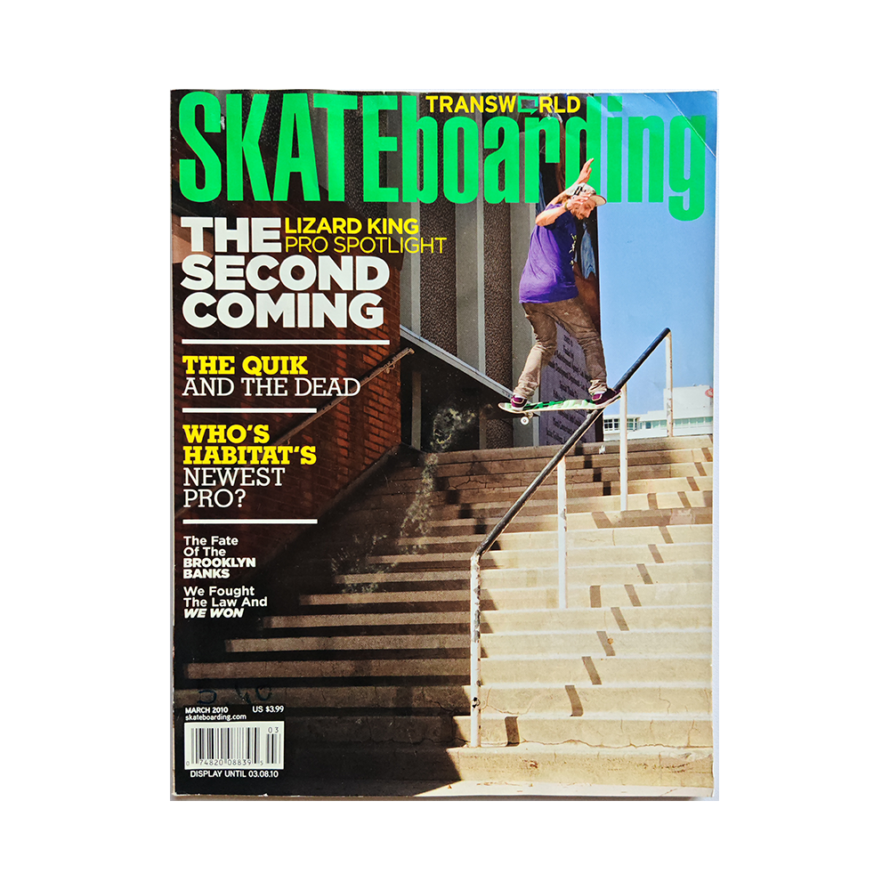 Transworld Skateboarding - march 2010 - vol. 28 issue 3