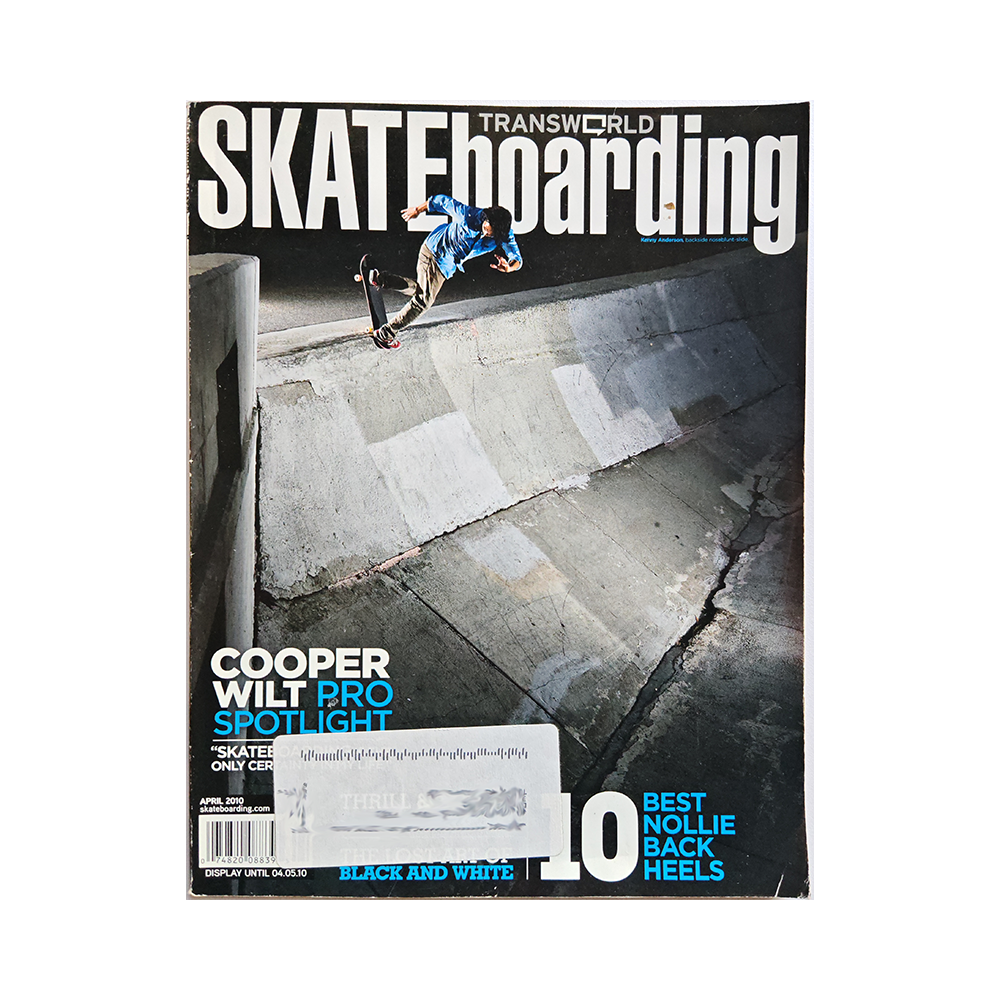 Transworld Skateboarding - april 2010 - vol. 28 issue 4