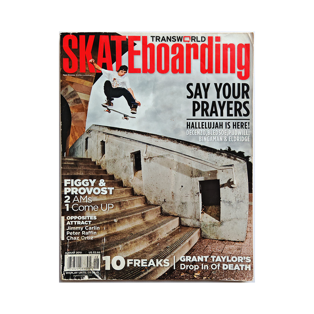 Transworld Skateboarding - august 2010 - vol. 28 issue 8