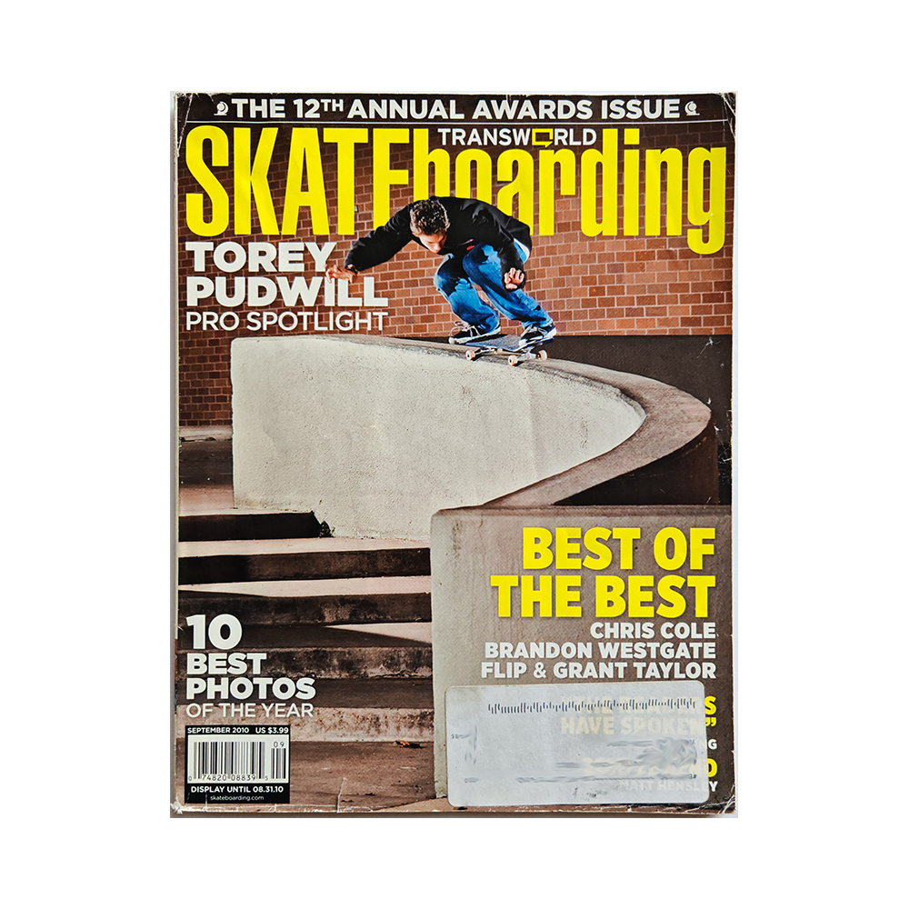 Transworld Skateboarding - september 2010 - vol. 28 issue 9