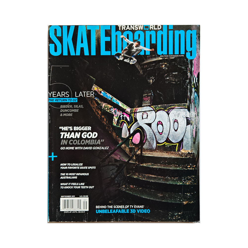 Transworld Skateboarding - september 2011 - vol. 29 issue 9