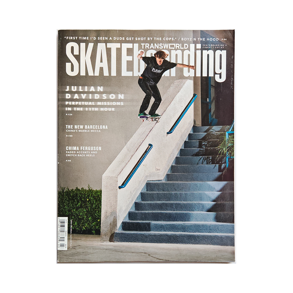 Transworld Skateboarding - march 2013 - vol. 31 issue 3