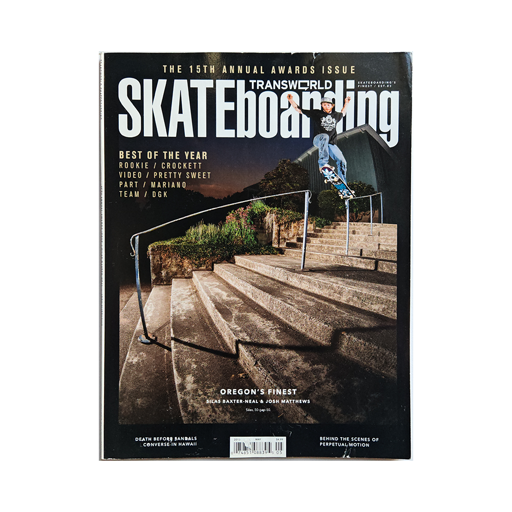Transworld Skateboarding - may 2013 - vol. 31 issue 5