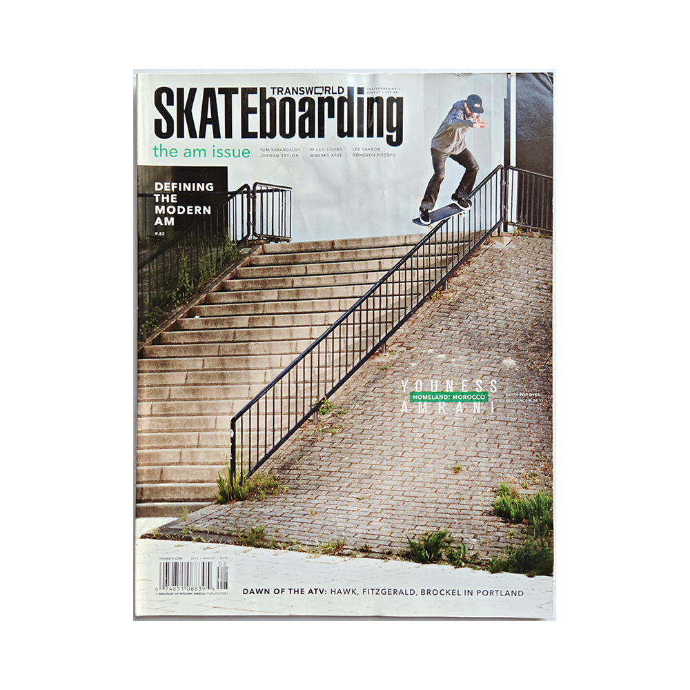 Transworld Skateboarding - august 2013 - vol. 31 issue 8