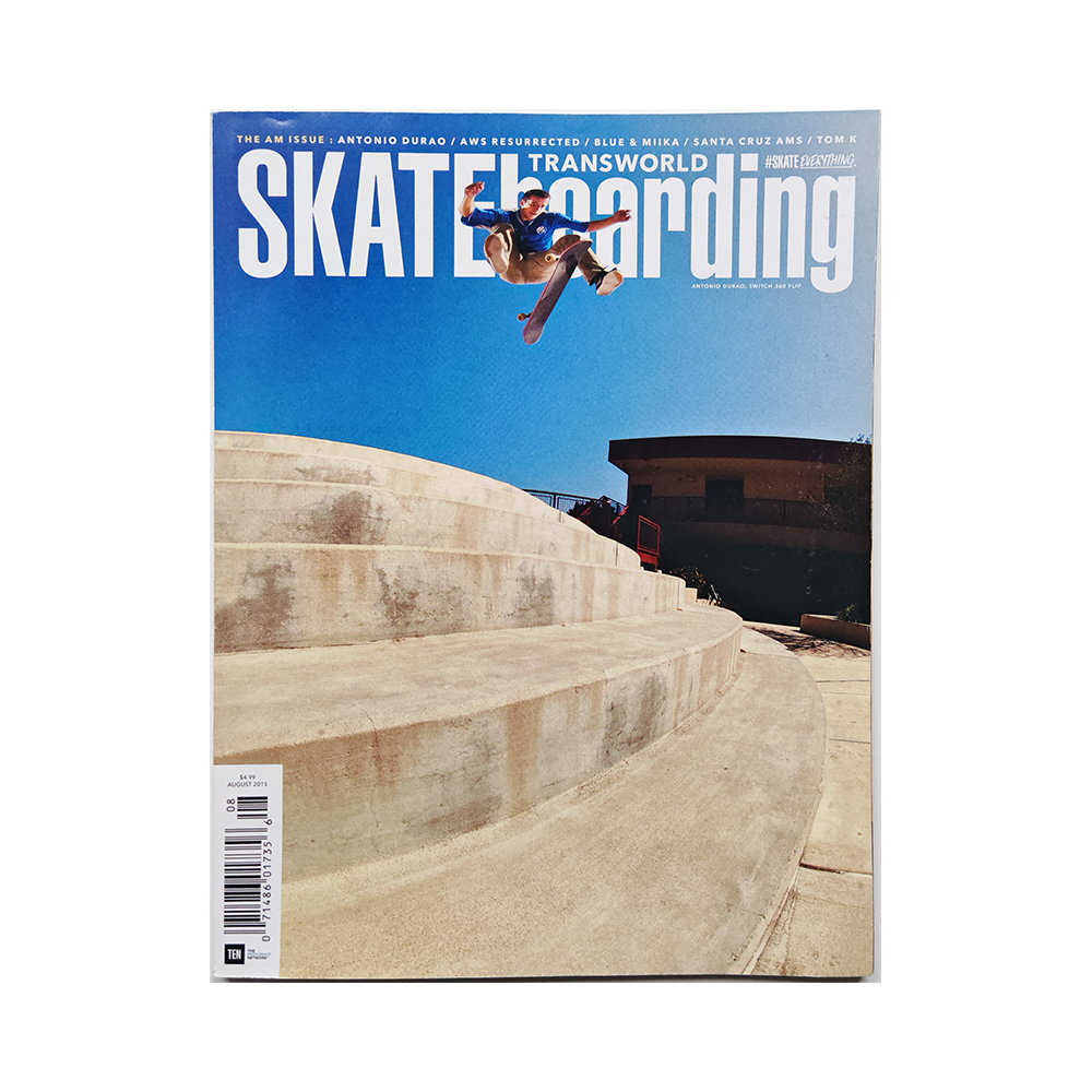 Transworld Skateboarding - august 2015 - vol. 33 issue 8
