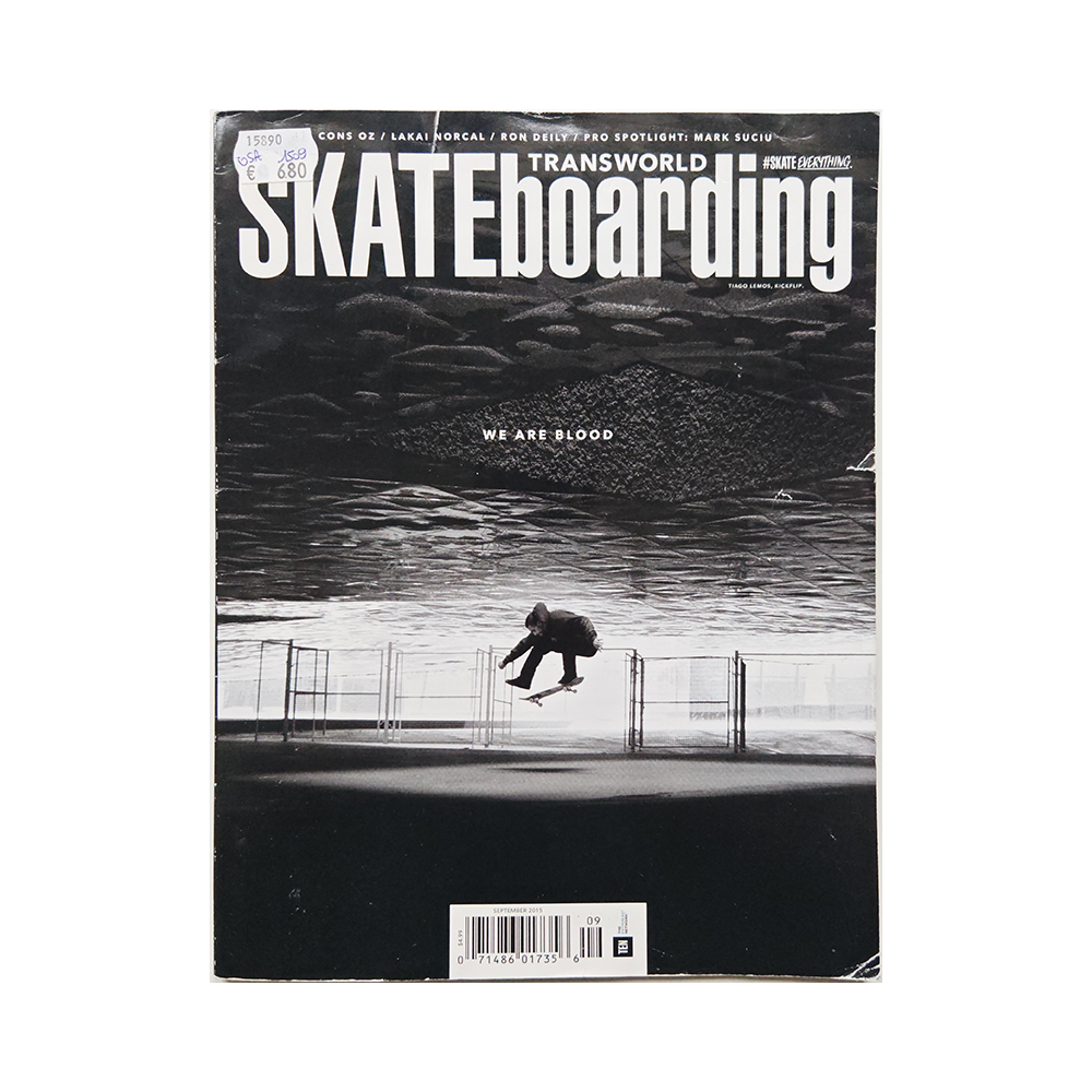 Transworld Skateboarding - september 2015 - vol. 33 issue 9