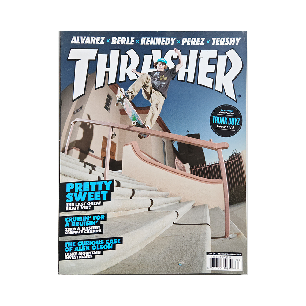 Thrasher - january 2013 - issue 390 - collector cover 1 of 5