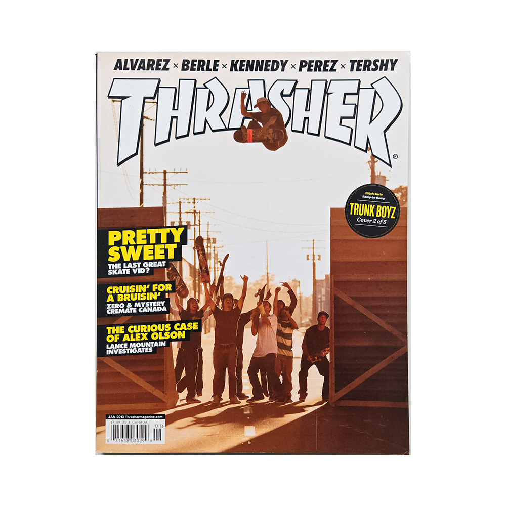 Thrasher - january 2013 - issue 390 - collector cover 2 of 5