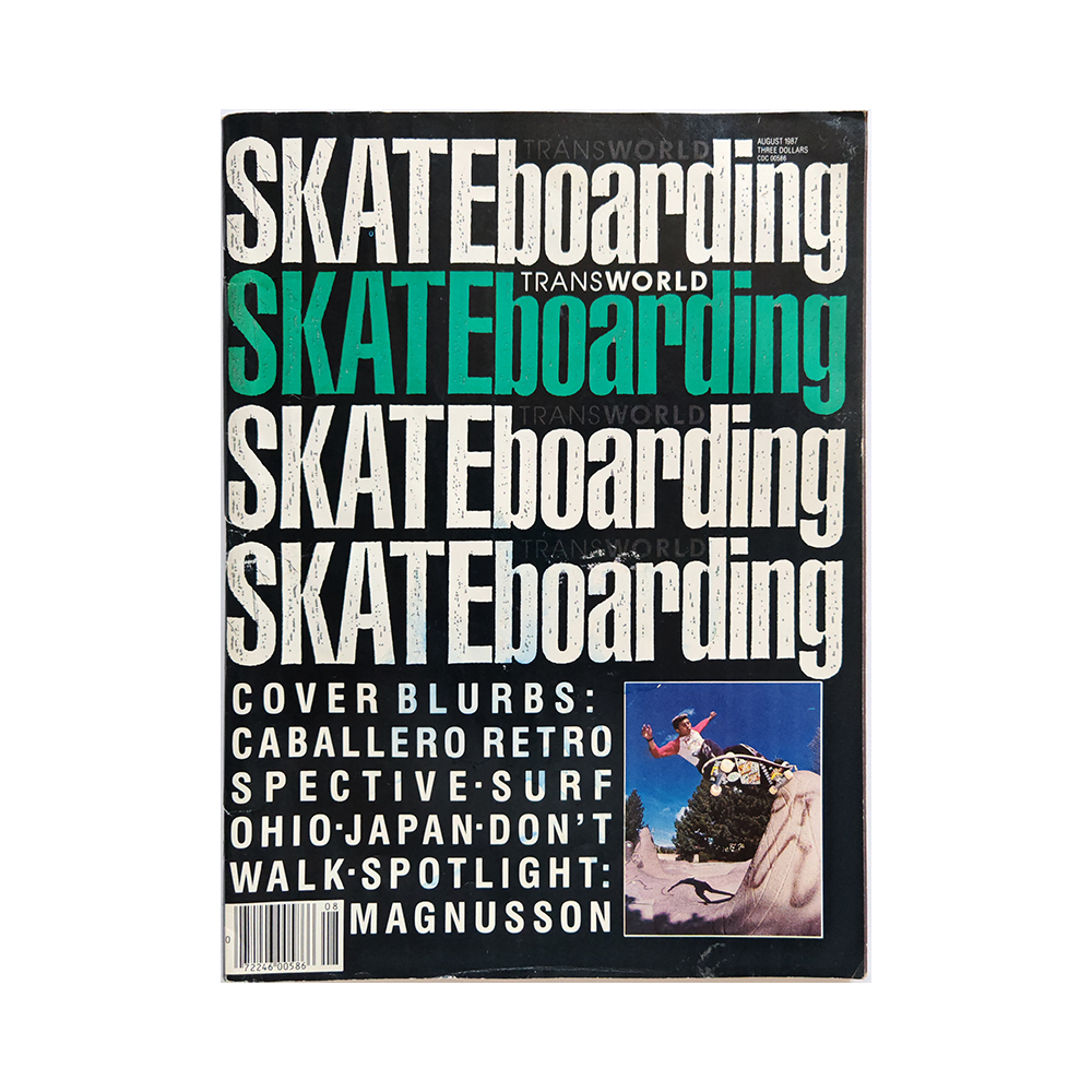 Transworld Skateboarding - august 1987 - vol. 5 issue 4