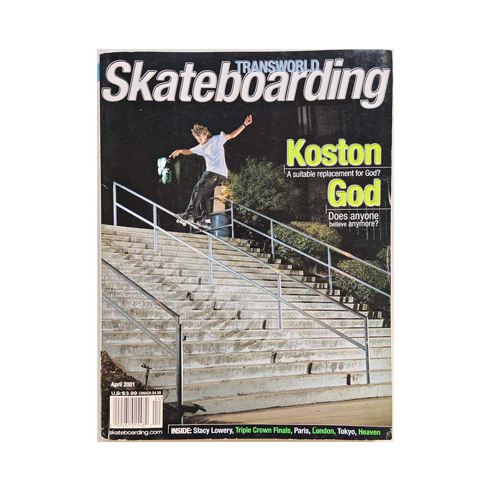 Transworld Skateboarding - april 2001 - vol. 19 issue 4