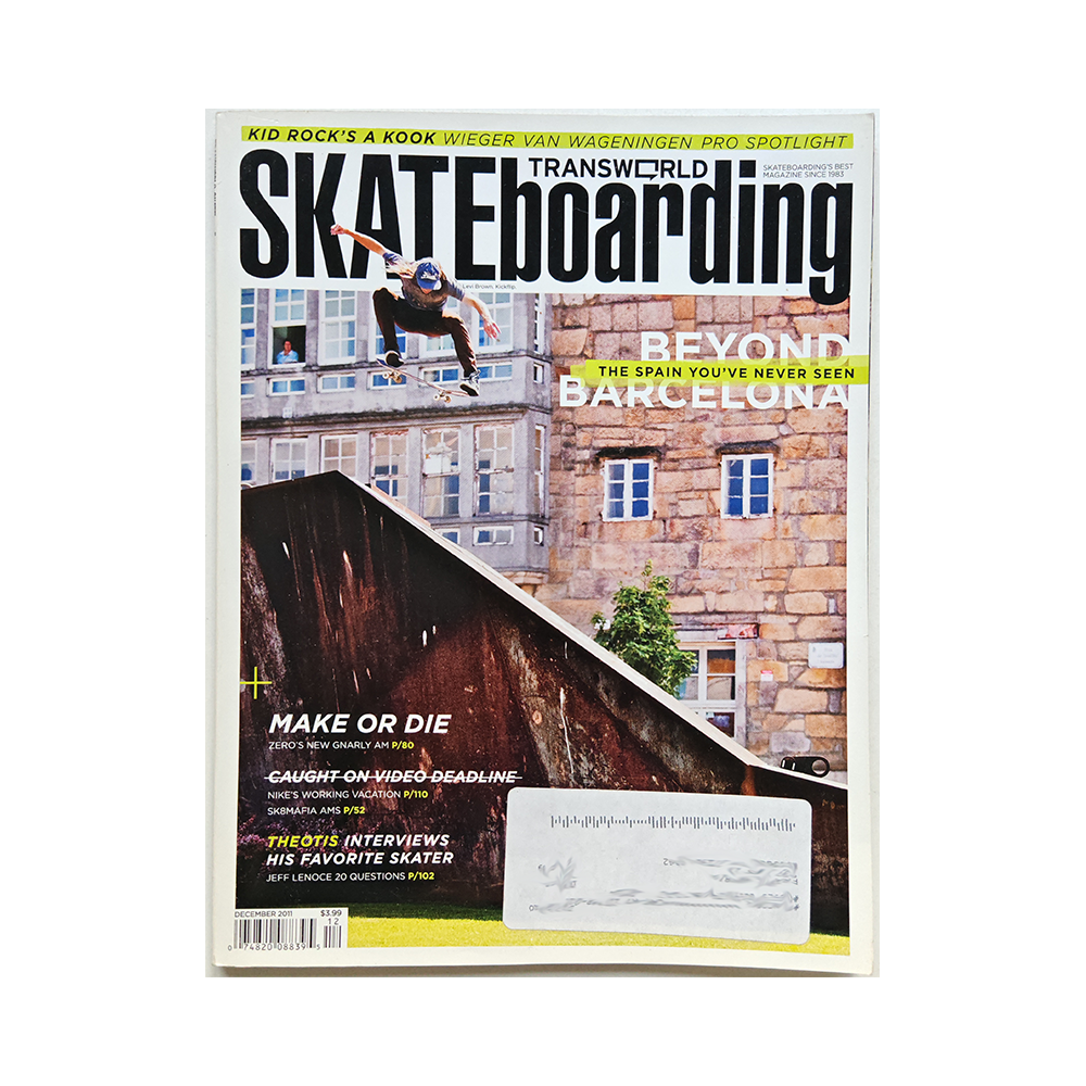 Transworld Skateboarding - december 2011 - vol. 29 issue 12
