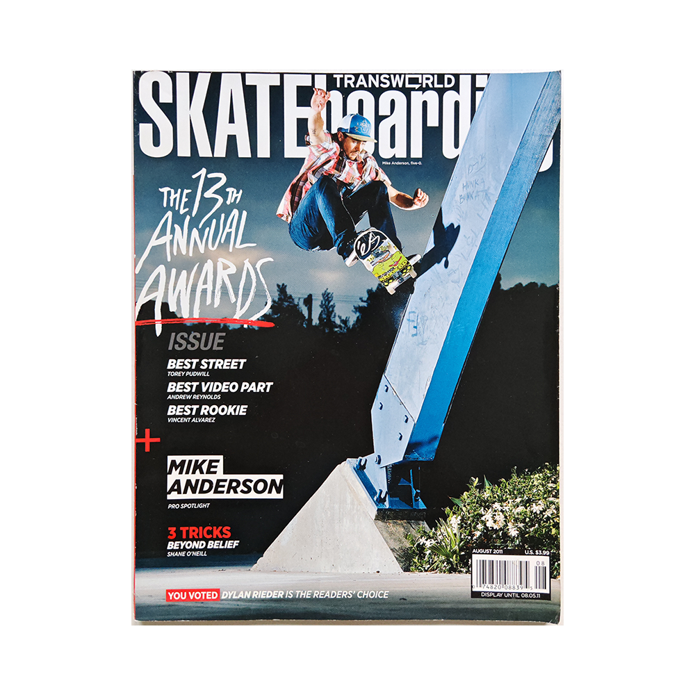 Transworld Skateboarding - august 2011 - vol. 29 issue 8