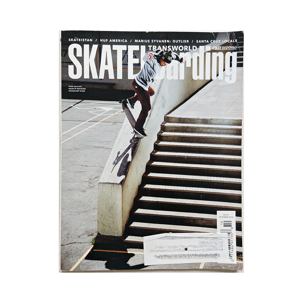 Transworld Skateboarding - october 2014 - vol. 32 issue 10