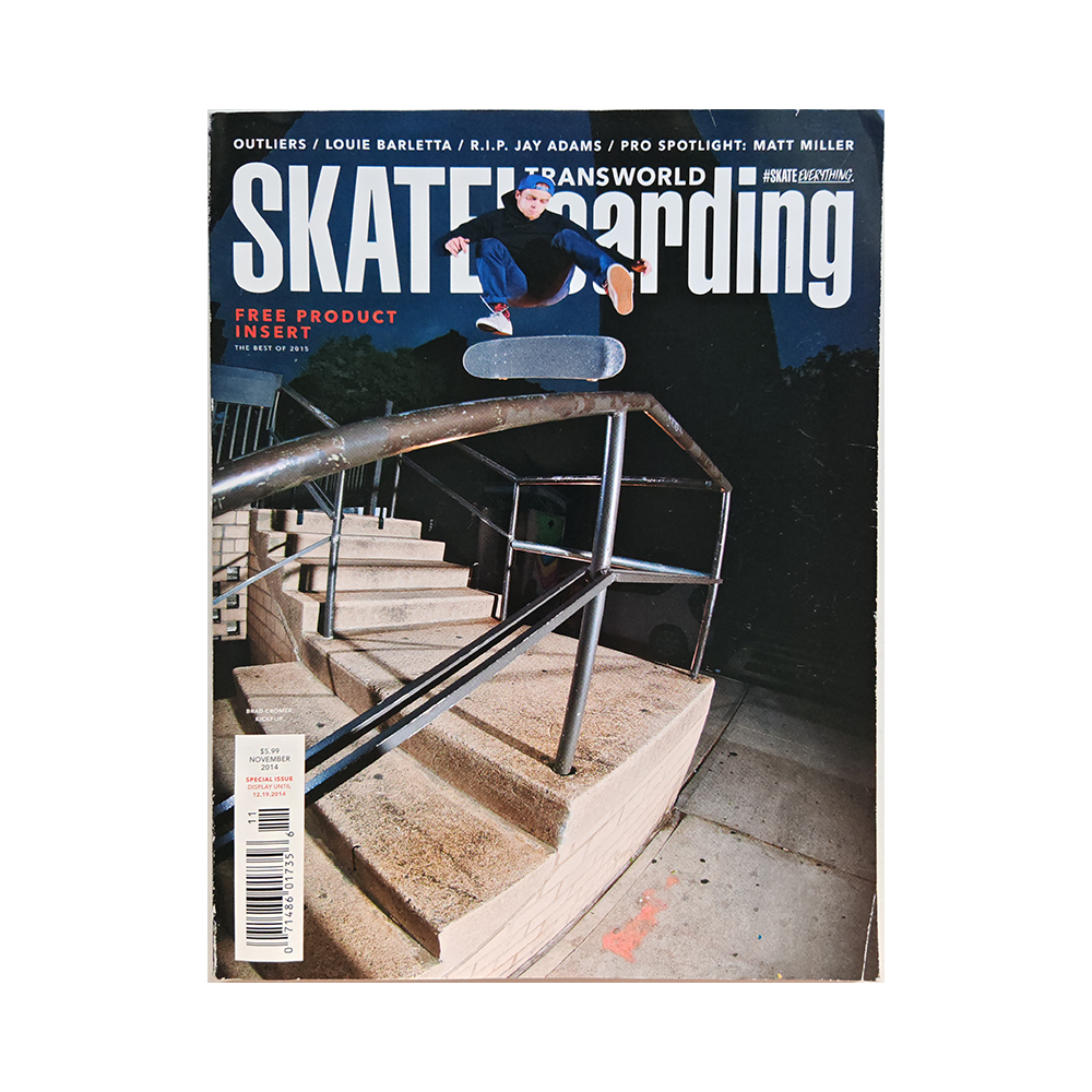 Transworld Skateboarding - november 2014 - vol. 32 issue 11