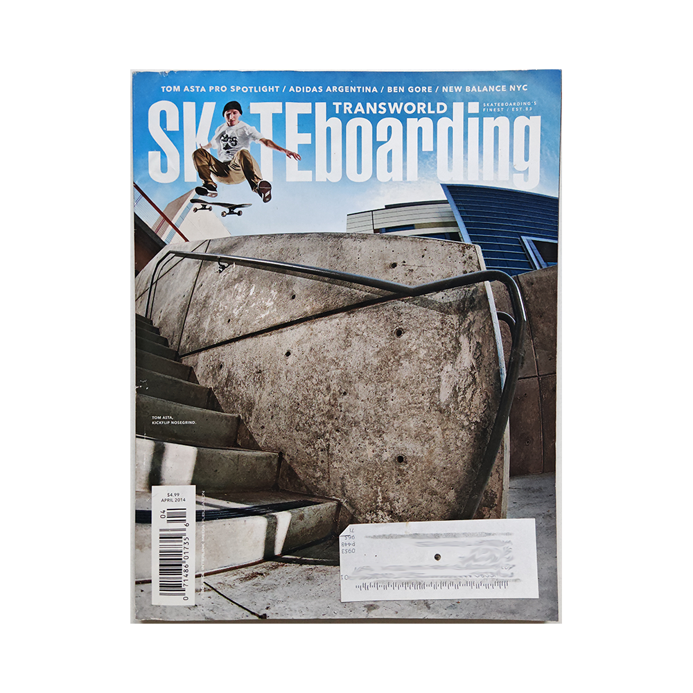 Transworld Skateboarding - april 2014 - vol. 32 issue 4