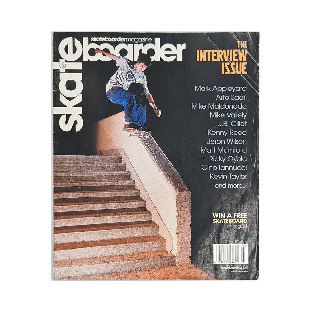 Skateboarder - march 2001 - vol. 10 issue 4