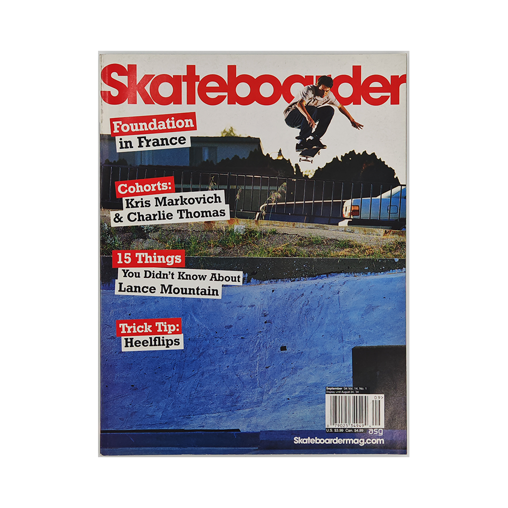 Skateboarder - september 2004 - vol. 14 issue 1