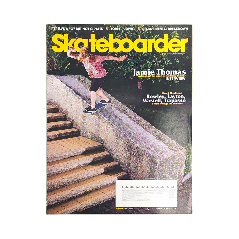 Skateboarder - november 2008 - vol. 18 issue 3