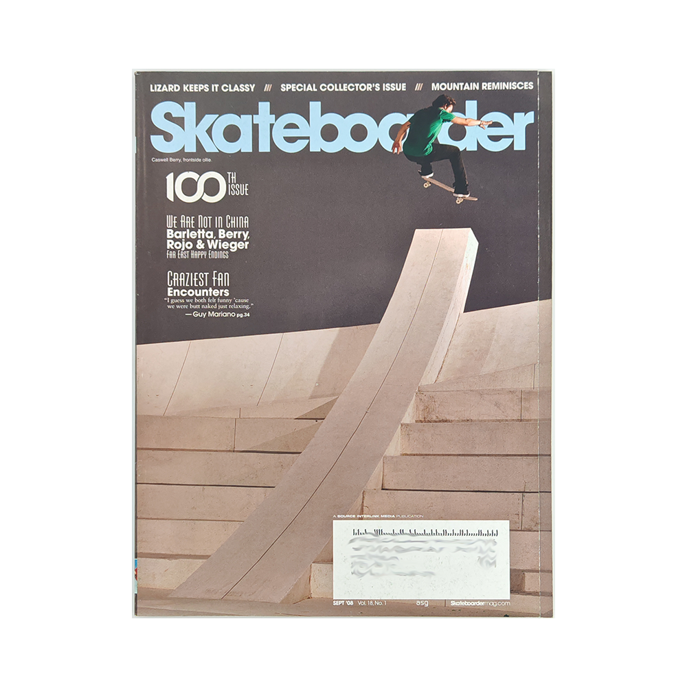 Skateboarder - september 2008 - vol. 18 issue 1
