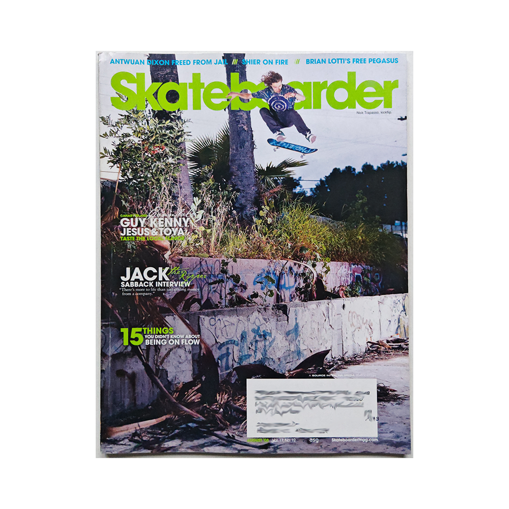 Skateboarder - august 2008 - vol. 17 issue 12