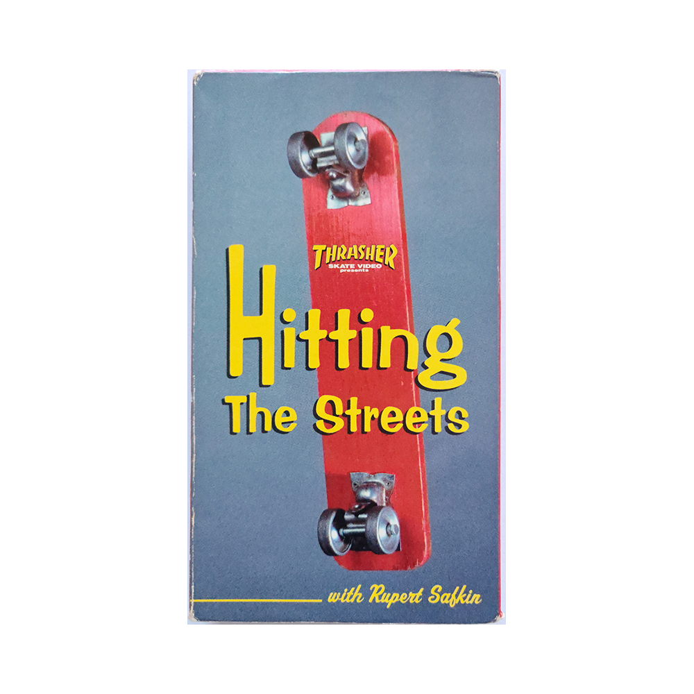 Cover of the VHS skate video Thrasher issue 8, Hitting the streets