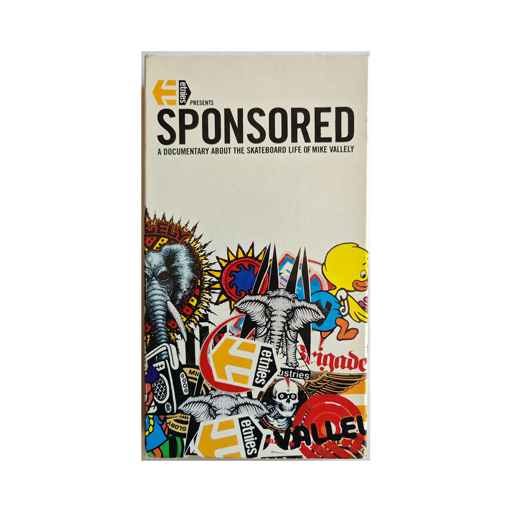 Cover of the VHS skate video Etnies, Sponsored