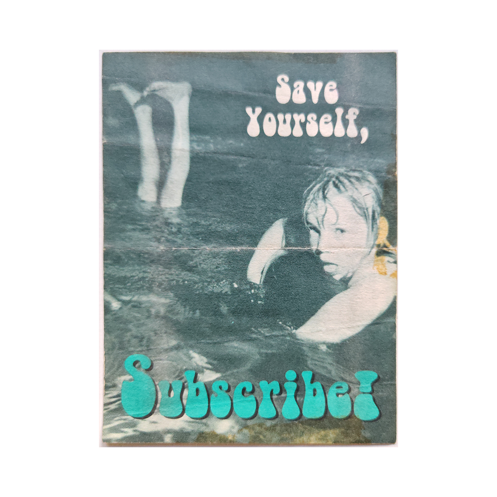 Suscription card from the skateboarding magazine Thrasher Magazine