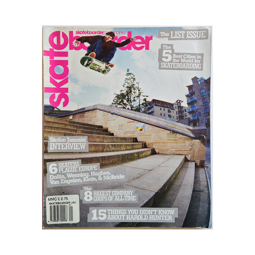 Skateboarder - january 2003 - vol. 12 issue 5
