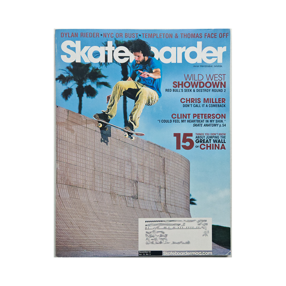 Skateboarder - november 2005 - vol. 15 issue 3