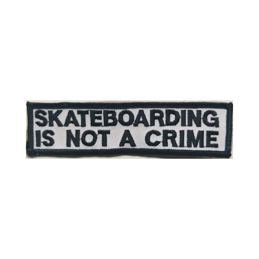 Patch - Santa Cruz - Skateboarding is not a crime